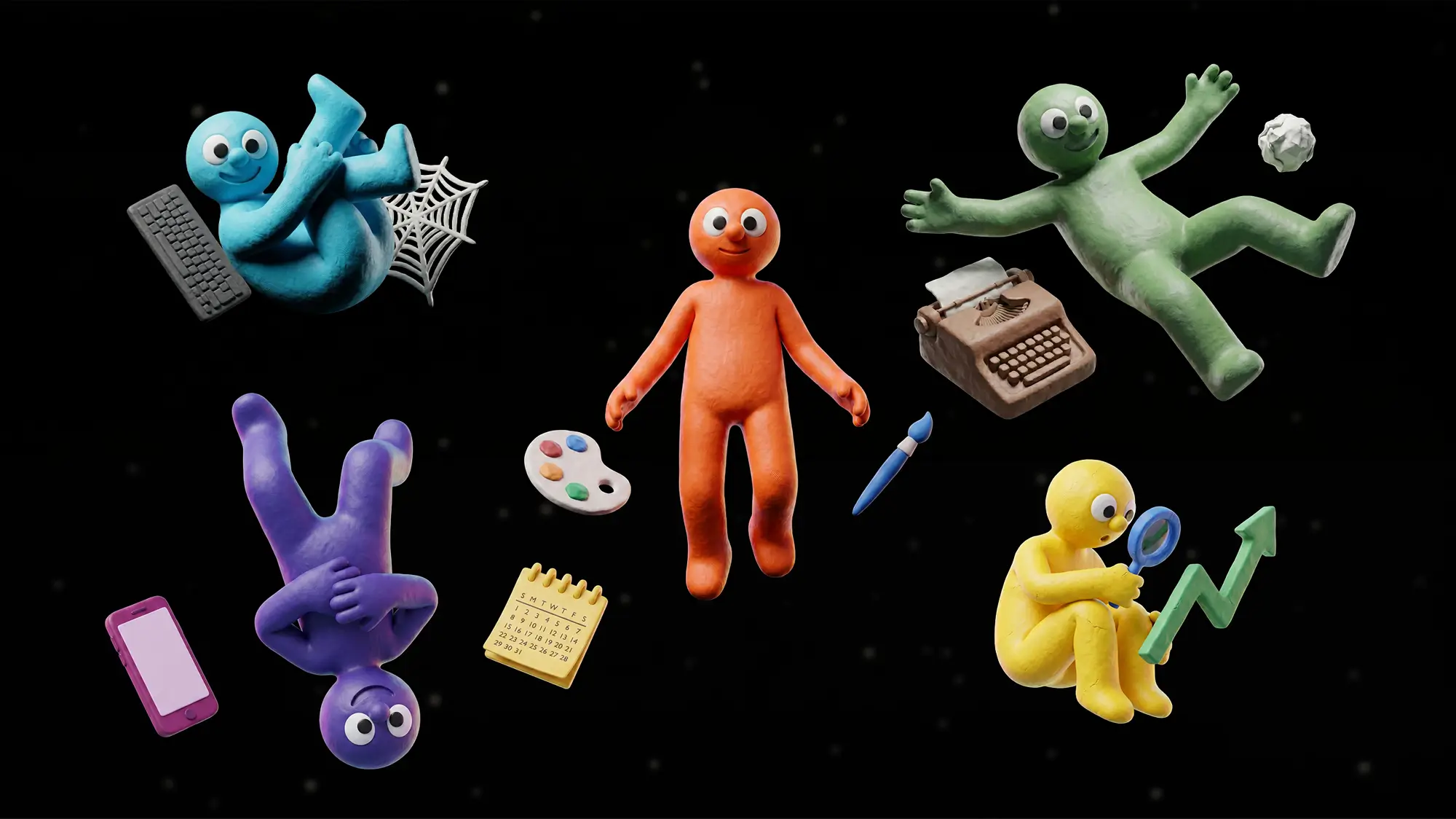 Bespoke Claymation Workforce